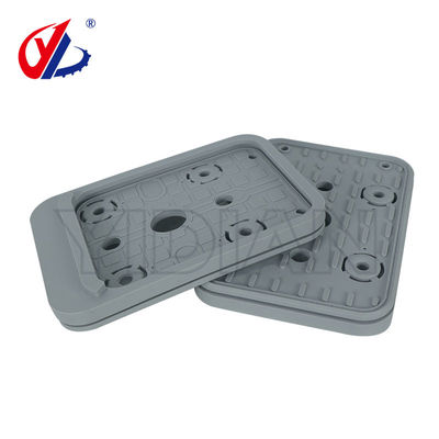160*115*17mm Piastre di aspirazione superiori Pad di gomma con passo per la macchina CNC di precisione