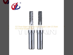 TCT a tre spigoli, tagliatore dritto a denti a tre punte, 1/2 fusto, TCT 3 tagliatore dritto a flauto